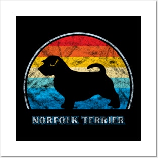 Norfolk Terrier Vintage Design Dog Posters and Art